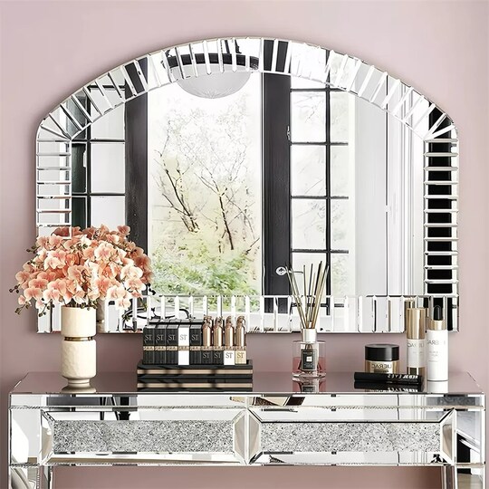 Decorative Wall Mirror Grecian Venetian Accent Mirror Bedroom Living Room Decor